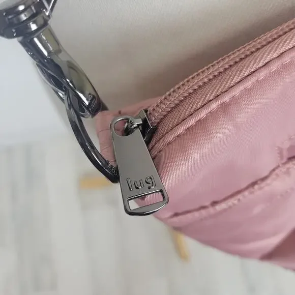 Lug Quilted Flare Pink and Camo Crossbody bag - Picture 10 of 11